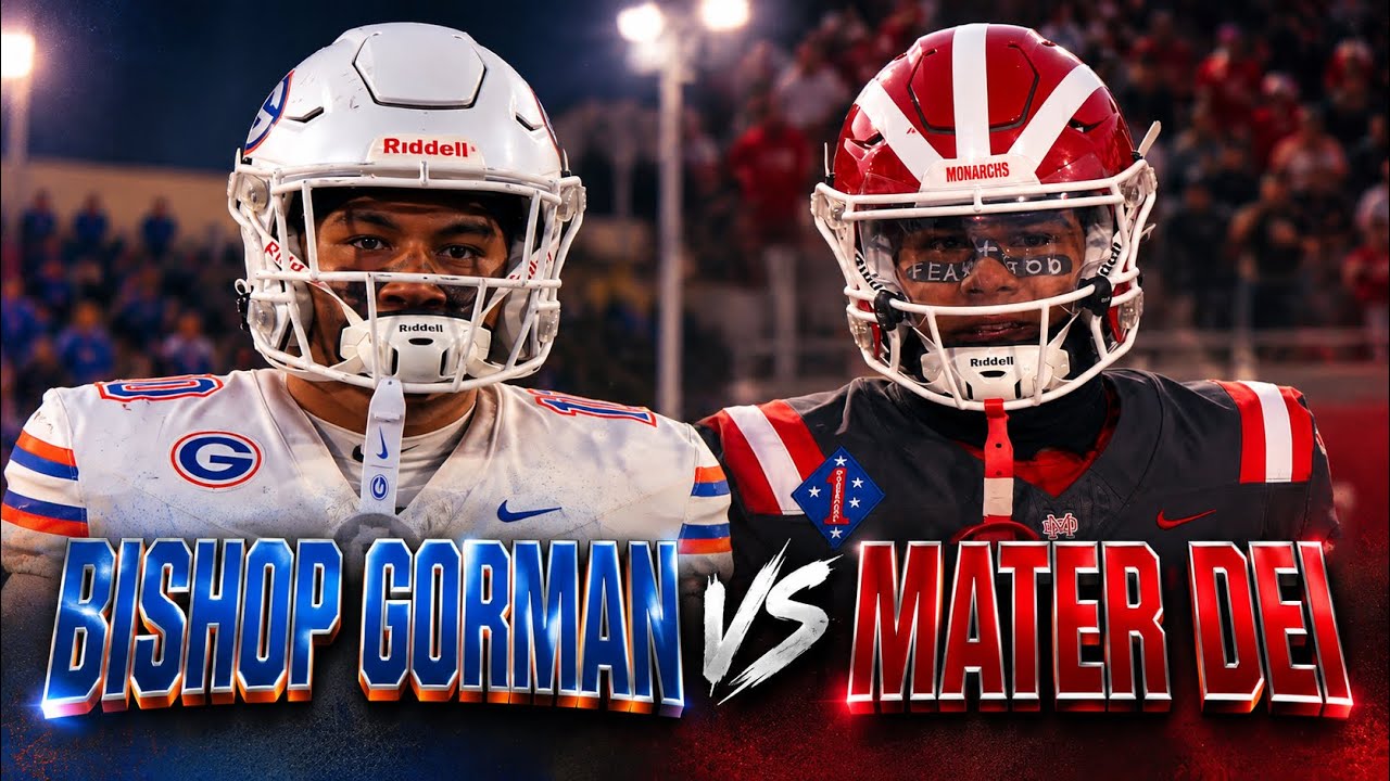 #8 Bishop Gorman vs #13 Mater Dei‼️ Two Historic Programs Battle At The Bowl🎬 Defense Wins Games💥