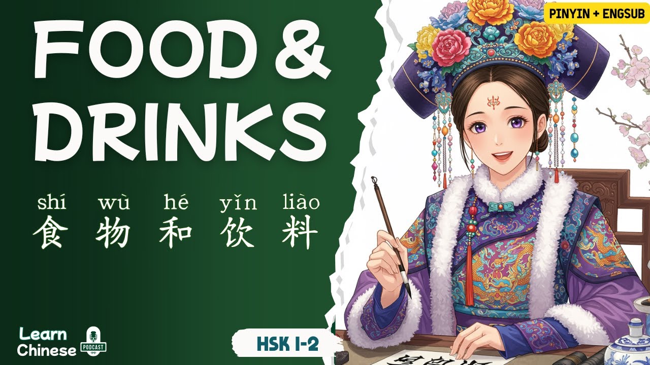 HSK 1-2 | Еда и напитки | Практика аудирования китайского языка