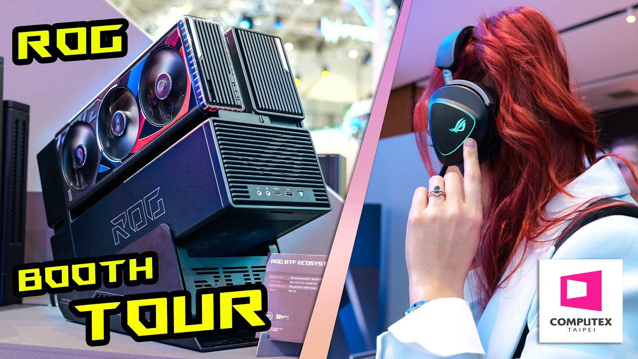 САМЫЕ КРУТЫЕ вещи на стенде Asus ROG &mdash; Computex 2024!