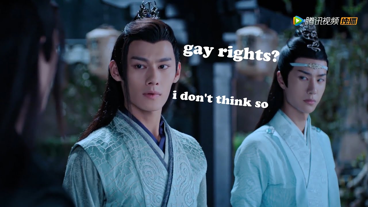 Jiang Cheng being done with wangxian for 5 minutes oN crack