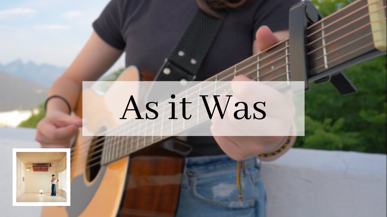 As it Was (Harry Styles) Fingerstyle Acoustic Guitar Cover