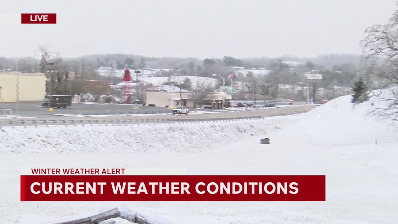 Monitoring Monday snow conditions in the Tri-Cities