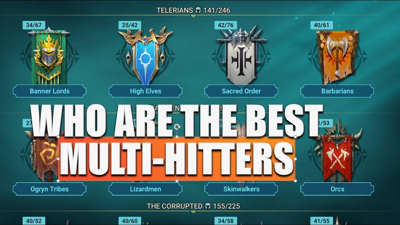 Who Are the Best Multi Hit Champs  | Raid: Shadow Legends