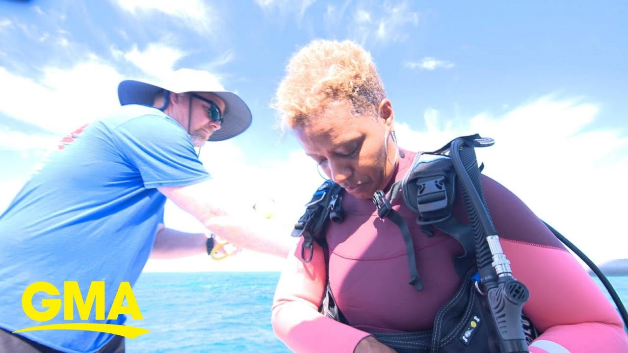 Black scuba divers journey to depths of ocean in search of lost slave ships l GMA