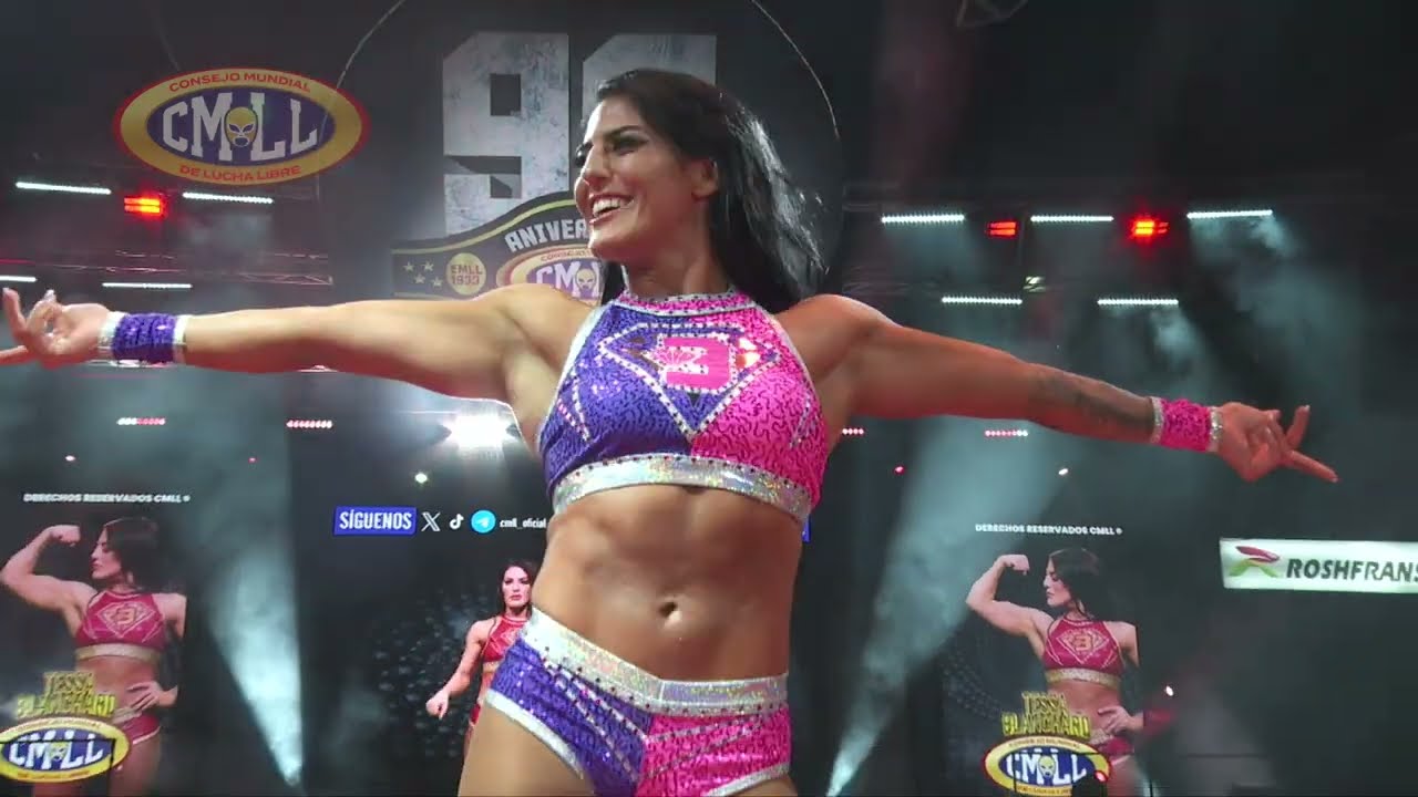 CMLL - KIRA-ZEUXIS-STEPHANIE VAQUER VS TESSA BLANCHARD - LLUVIA - LA CATALINA/ARENA MÉXICO/14-06-24
