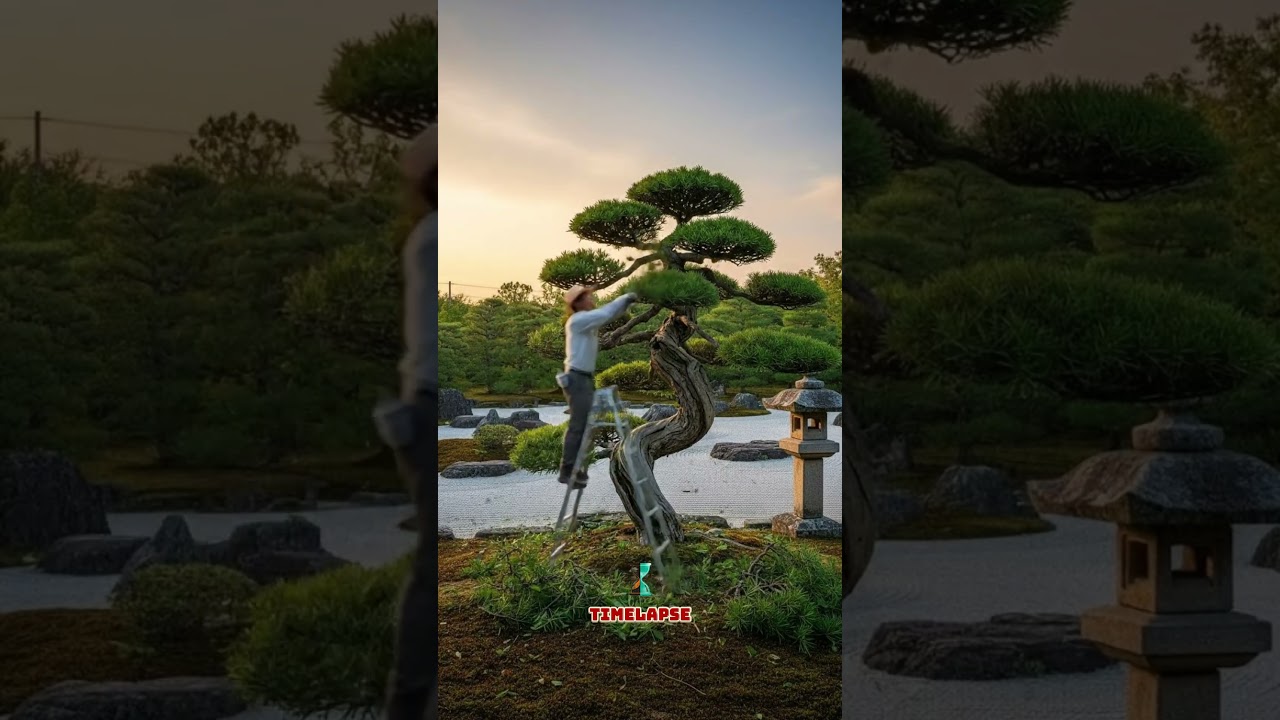 Wild Tree to LUXURY Bonsai Art in 15s! ✂️🌳 
