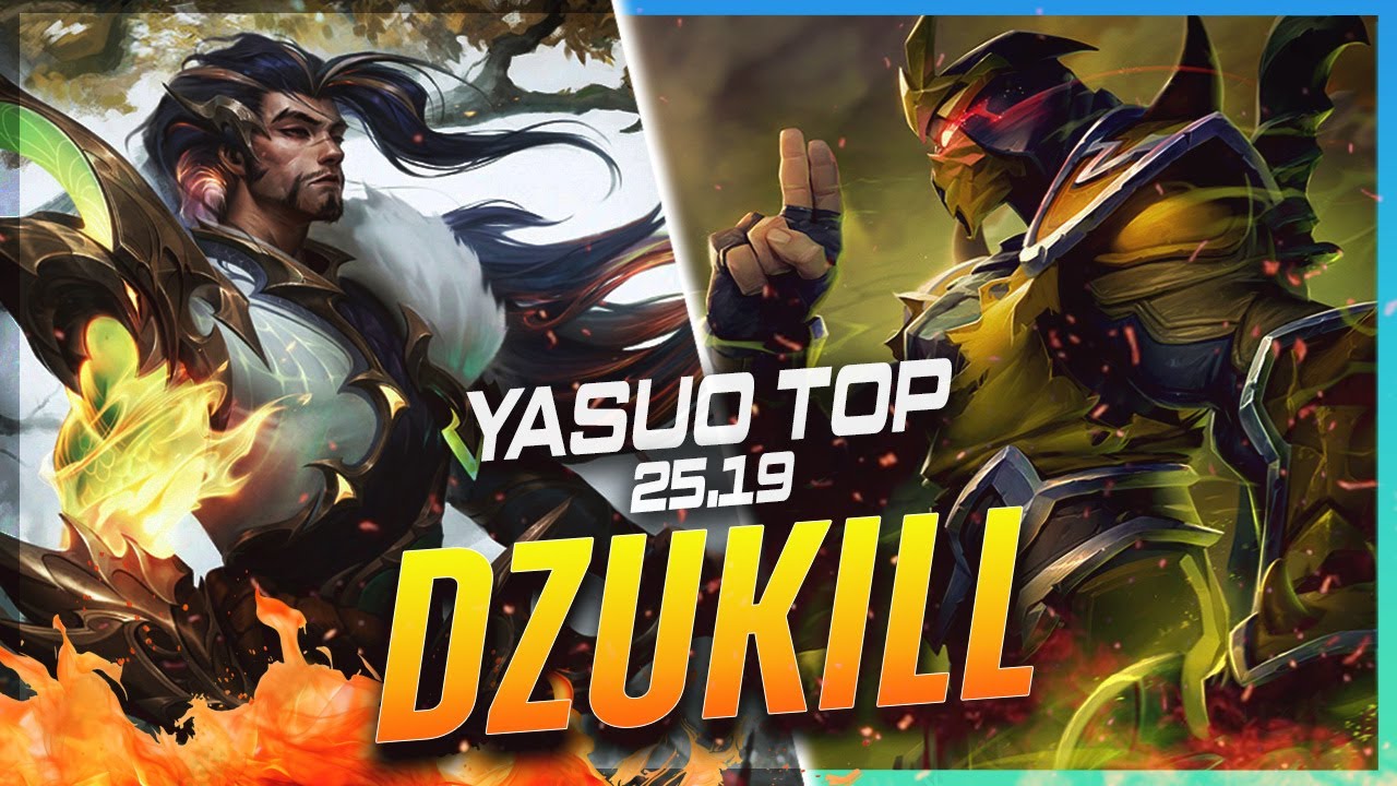 Dzukill - Yasuo vs Shen TOP Patch 25.19 - Yasuo Gameplay