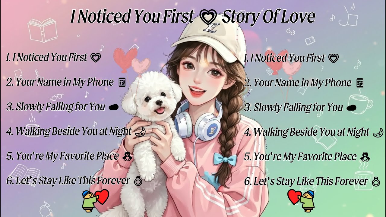 I Noticed You First 💗 | Cute Chill Love Songs Playlist | Sweet K-Pop Romantic Vibes 🎧