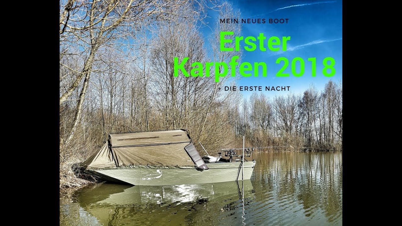 Karpfenangeln vom Boot #1 - Erster Karpfen 2018