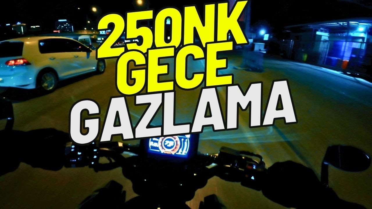 CFMOTO 250NK GECE SÜRÜŞ | Dji Action4 Gece Performansı