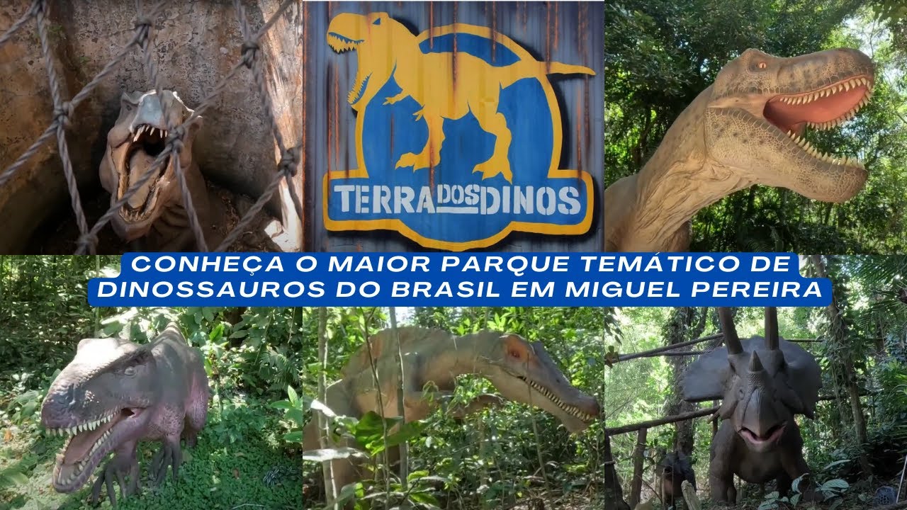 Terra dos Dinos – откройте для себя крупнейший тематический парк динозавров в Бразилии.