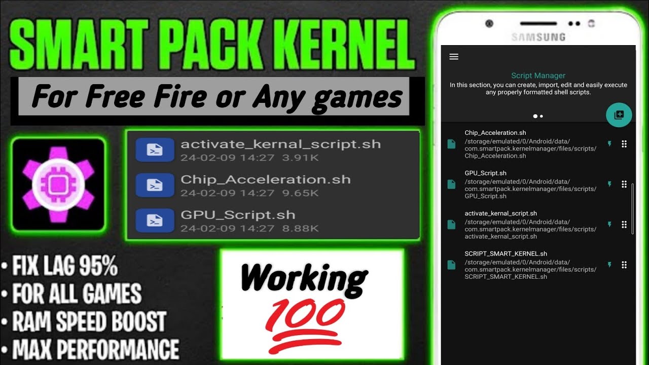 Smart Pack Kernel Manager ; CPU Speed 😍 Boost, RAM Speed, Lag Fix | Performance 💯
