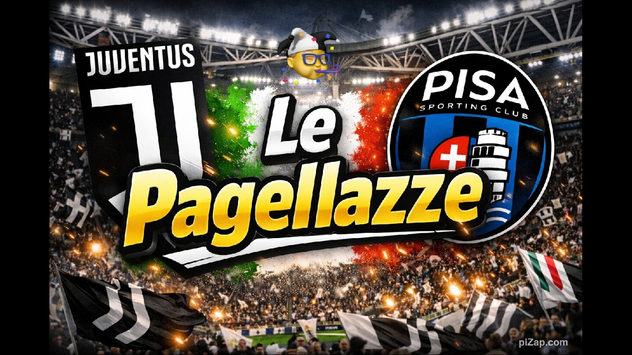 JUVENTUS - PISA 4-0 LE PAGELLAZZE