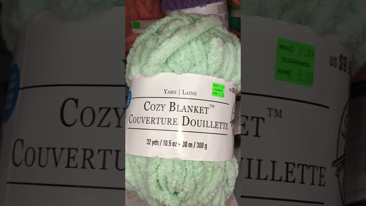 Clearance yarn at Michaels.