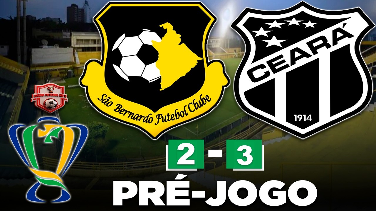 SÃO BERNARDO x CEARÁ AO VIVO | COPA DO BRASIL 2026 | QUARTA FASE | NARRAÇÃO