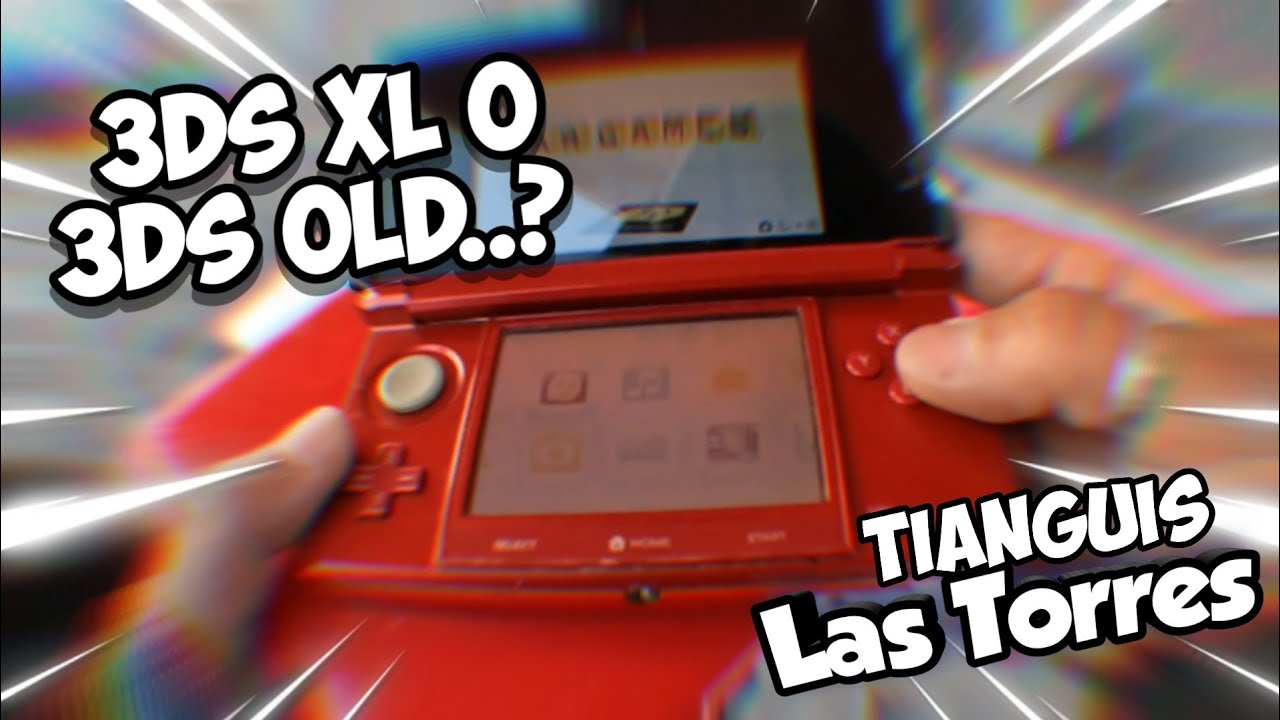 ¡No puedes grabar¡ TIANGUIS LAS TORRES consolas portátiles Nintendo 3ds old o Nintendo 3ds XL