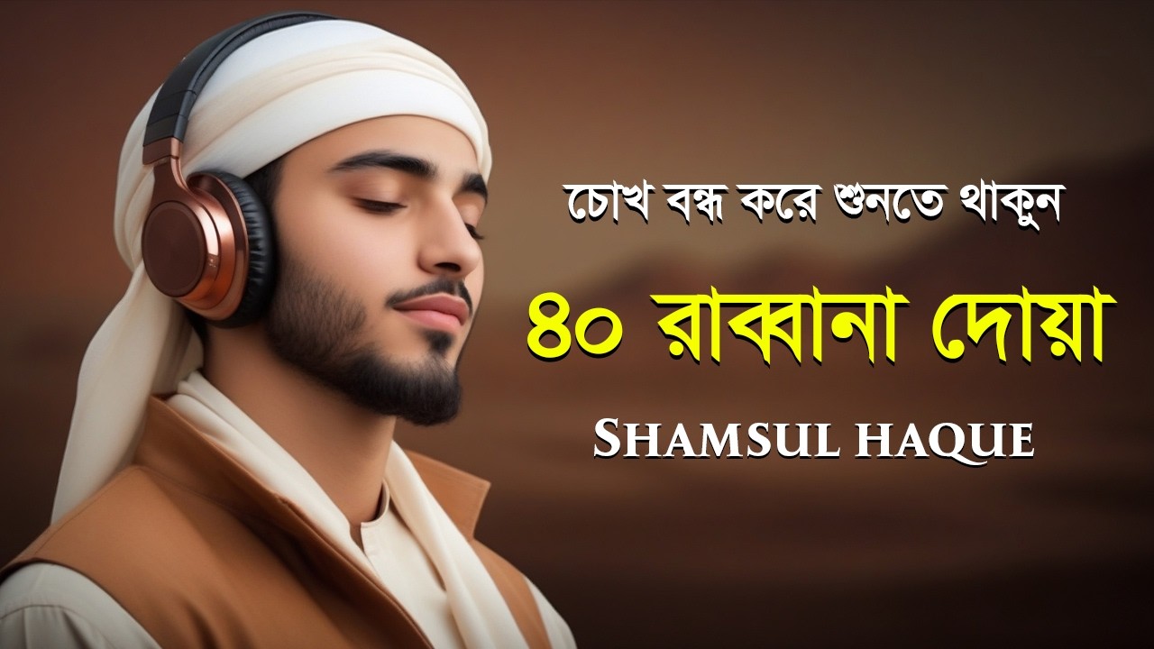 কুরআনের শ্রেষ্ঠ দোয়া সমূহ ৪০ রাব্বানা দোয়া | 40 RABBANA DUA BY SHAMSUL HAQUE