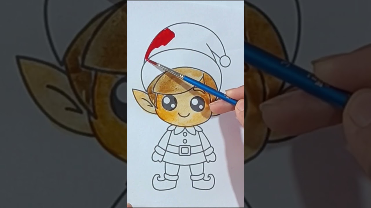 Cute Elf Character Drawing Tutorial 