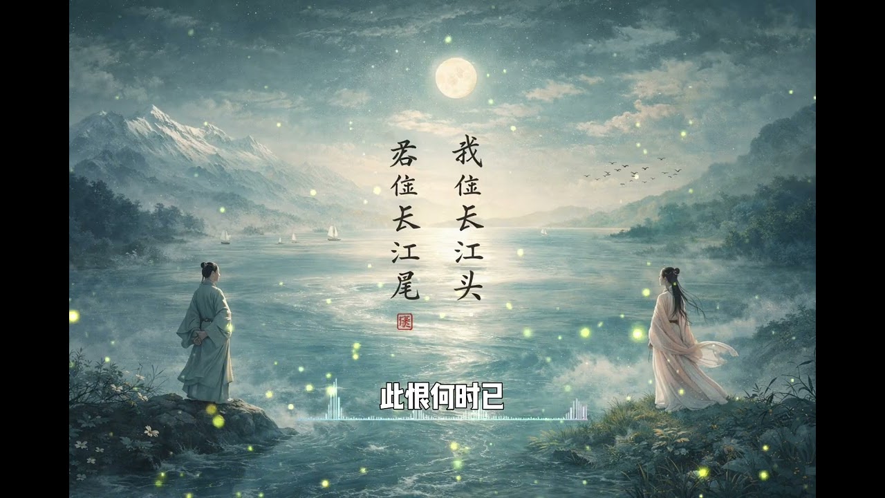 《卜算子·我住长江头》｜古词新唱｜共饮长江水的相思，隔千里也同潮