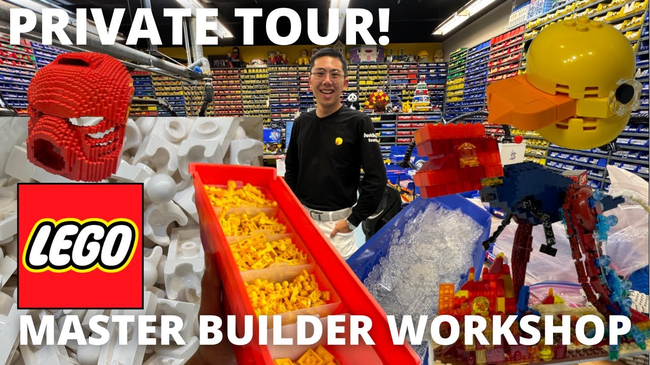 Touring the Private LEGO Master Builder Workshop in California!