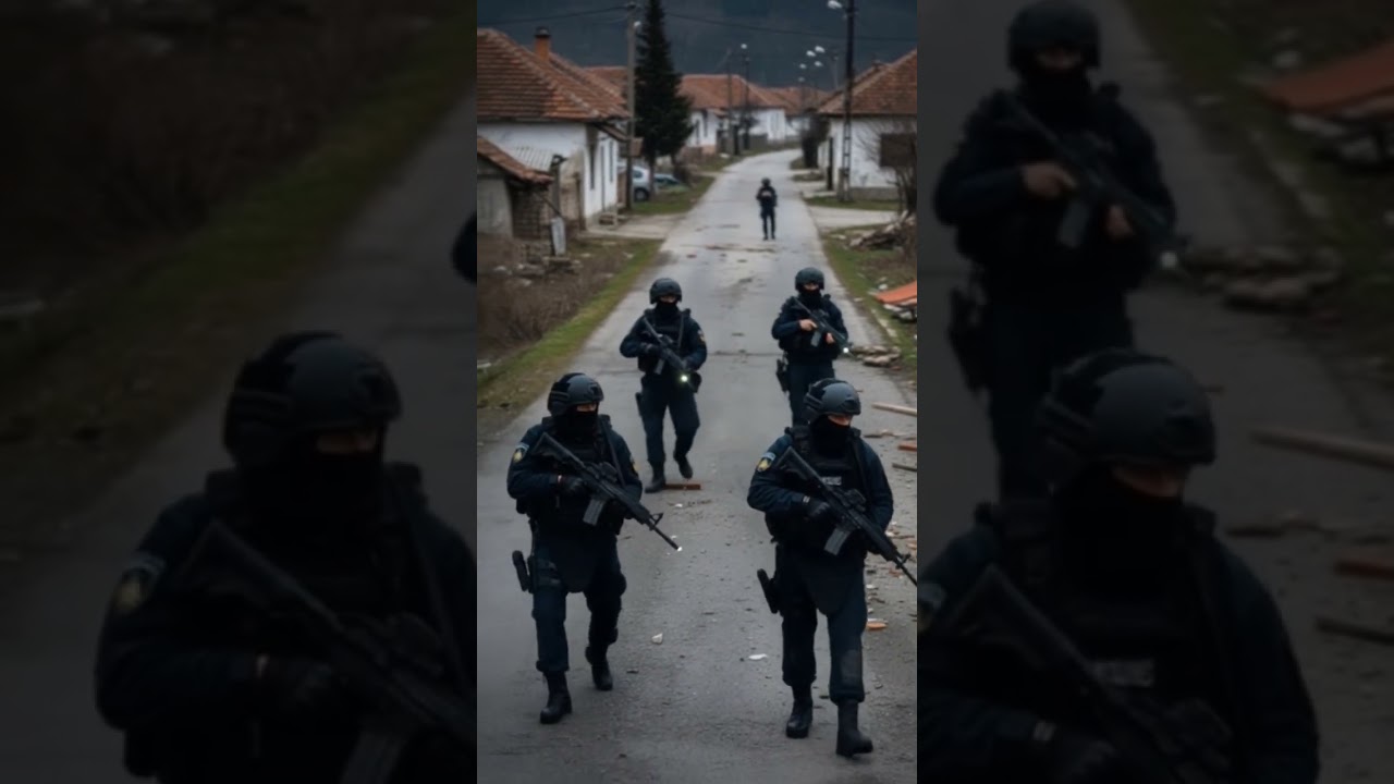 Kosovo Special forces ROSU in acion