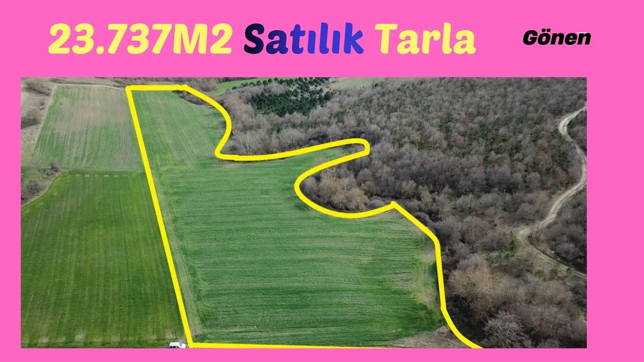 Keşif Arazi  23.737 m2 Tarla Balıkesir Gönen Çınarlı. 4.500.000