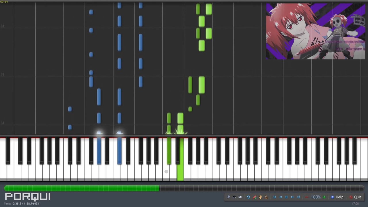 Blood Lad Opening - ViViD (Synthesia)