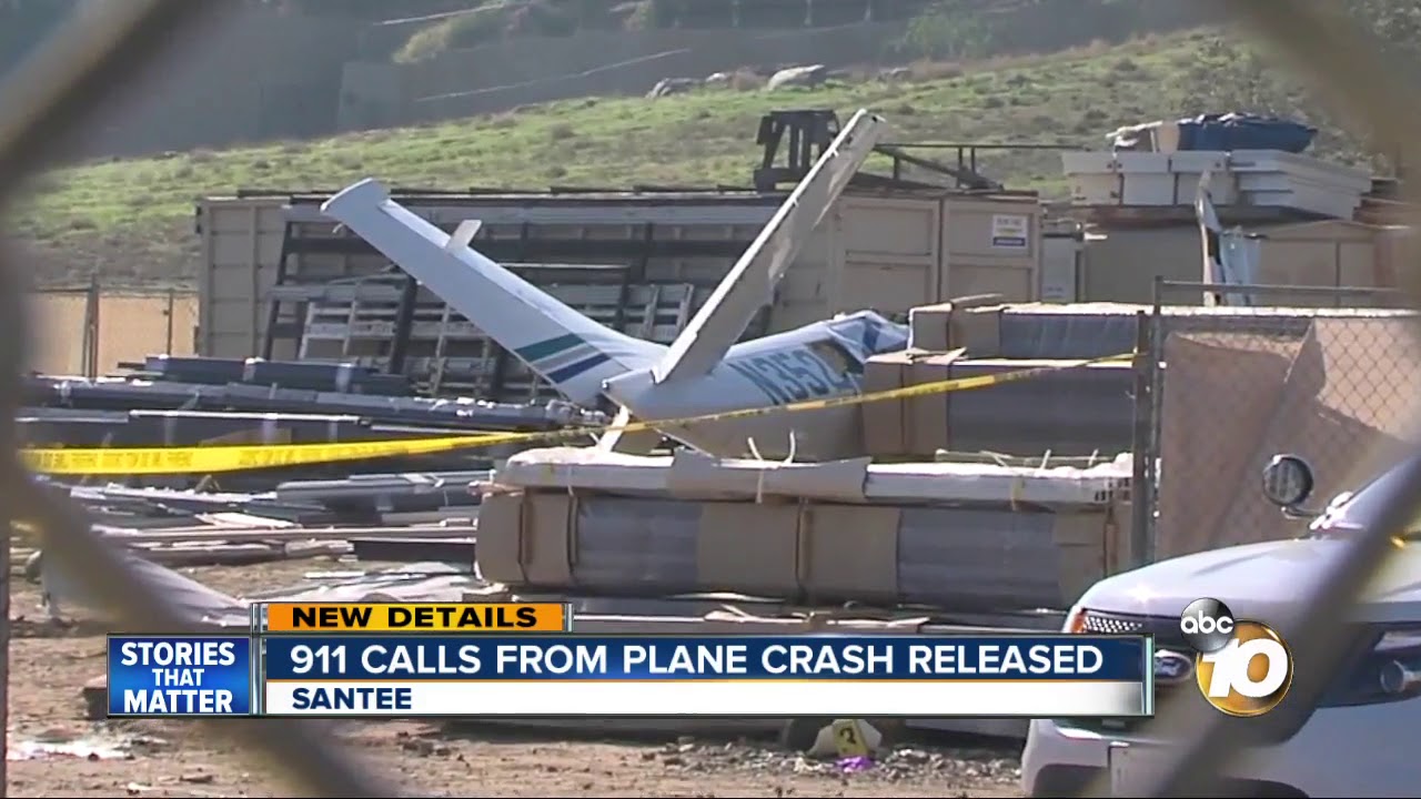 911 calls from Santee plane crash released