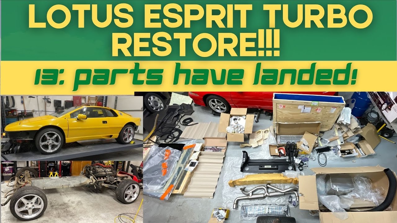 My Parts Arrived Finally After Many Months! The Lotus Esprit Project!