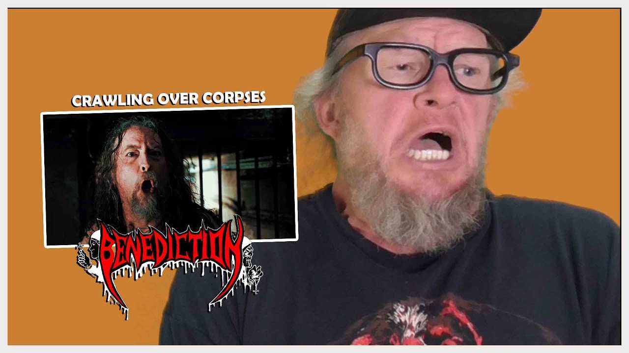 BENEDICTION - Crawling Over Corpses - What's He Doing with that Skull?