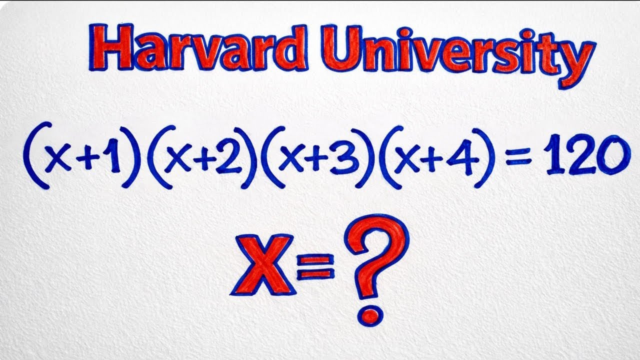 Harvard Math Challenge — Your Brain Will Melt!