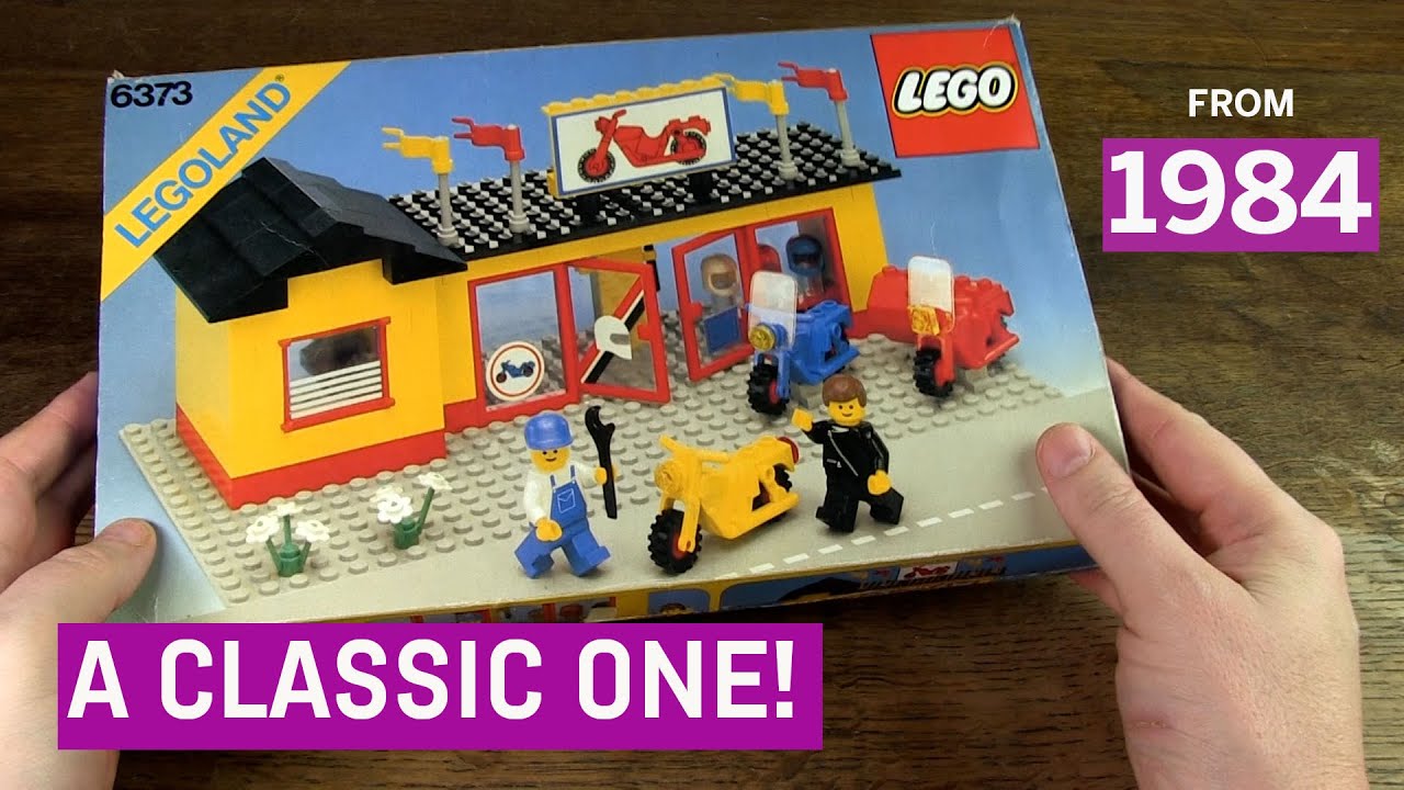 Раскройте секреты легендарного набора LEGO 6373: «Магазин мотоциклов» 1984 года! #lego #legoland