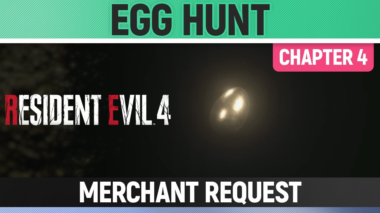 Resident Evil 4 - Egg Hunt - Merchant Request - Chapter 4 (Gold Egg Location)