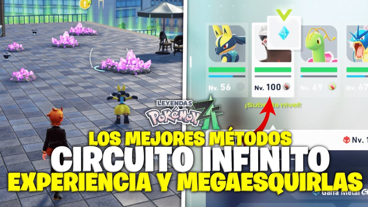 COMO SUBIR RÁPIDO y FÁCIL al NIVEL 100 y CONSEGUIR MEGAESQUIRLAS INFINITAS en POKÉMON Z-A