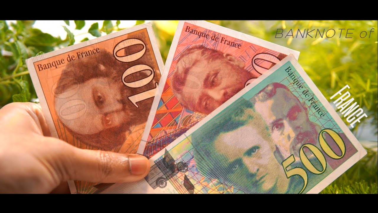 French Franc Banknotes | Artist, Engineer & Scientists Series | FRANCE - EUROPE