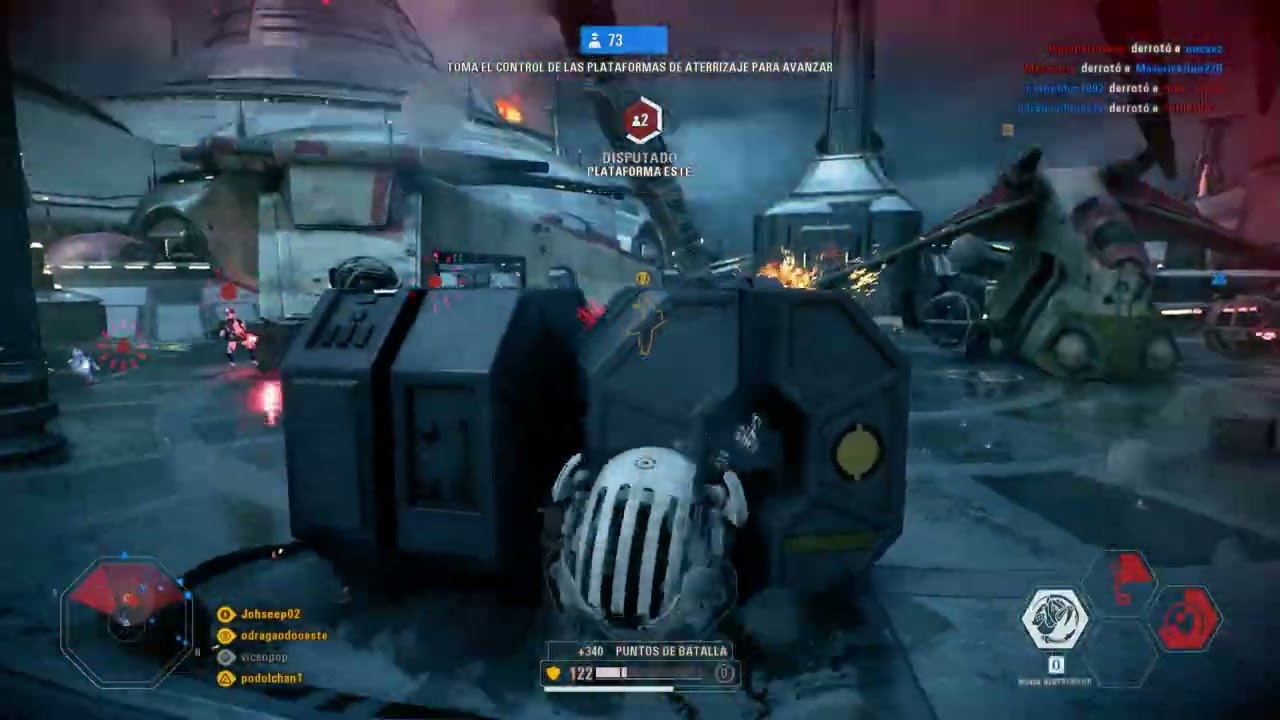 Star Wars Battlefront 2: Asalto Galactico Gameplay