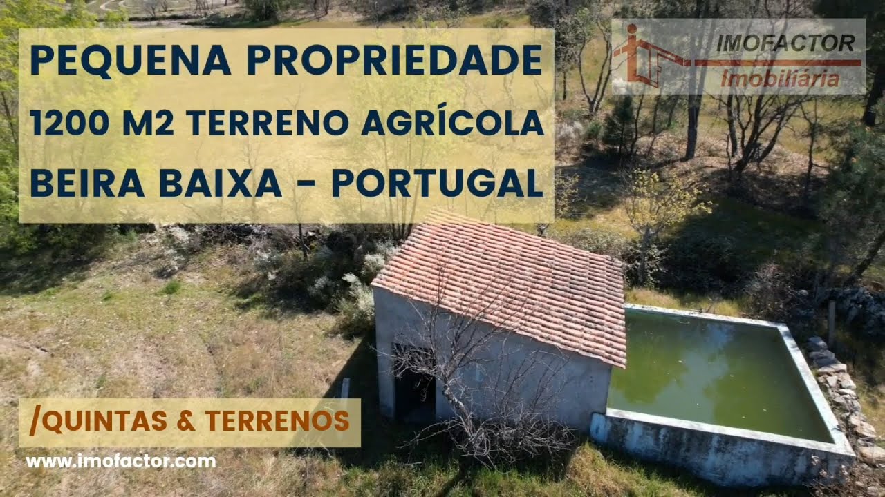 🌾 Pequena Propriedade - 1400 m2 Terreno - Portugal | Vendido
