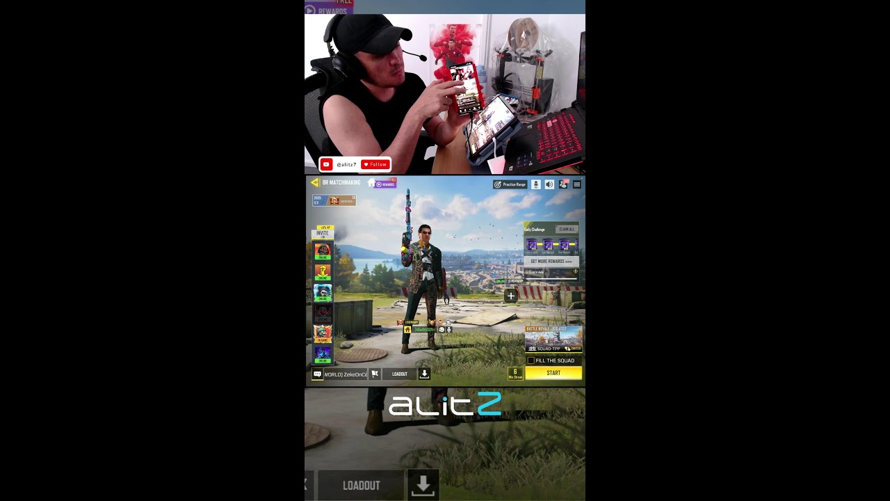 Call of Duty Mobile: 6 finger gameplay!