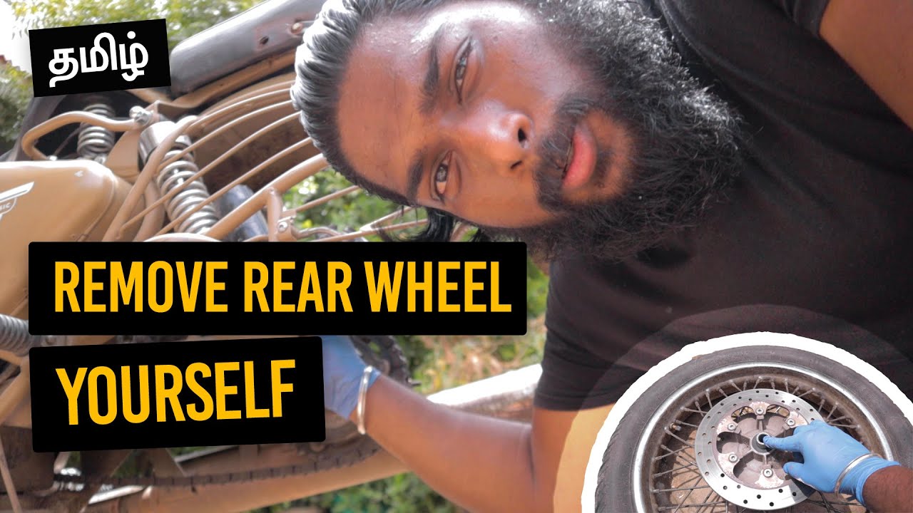 Practical Tips No One will Tell You! | Remove and Fit Rear Wheel Disc Brake Royal Enfield | TAMIL