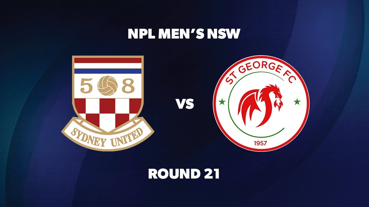 NPL Men’s NSW Round 21: Sydney United 58 FC v St George FC