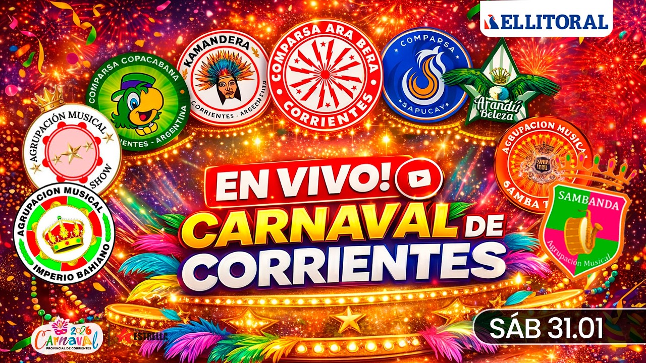 🔴EN VIVO | CARNAVAL de CORRIENTES | NOCHE #01