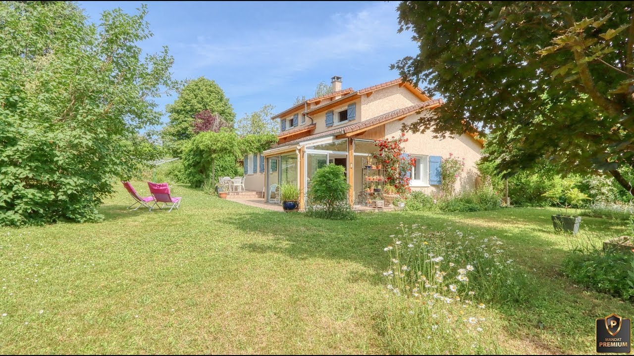 La Verpillière 38290 Maison 7 Pièces 128 m2 + Terrasse + Sous sol + Terrain 1712 m2 A Vendre