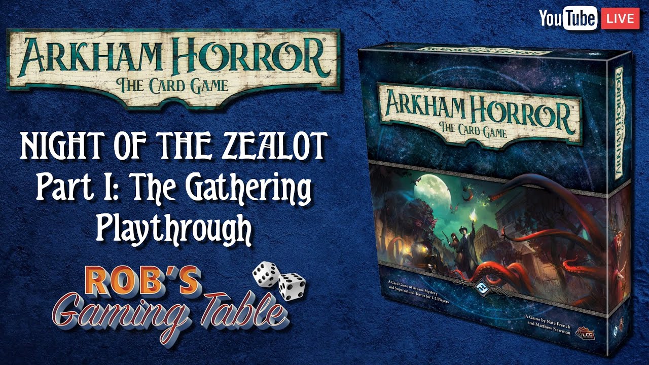 Arkham Horror Card Game: Night of the Zealot #1 Playthrough