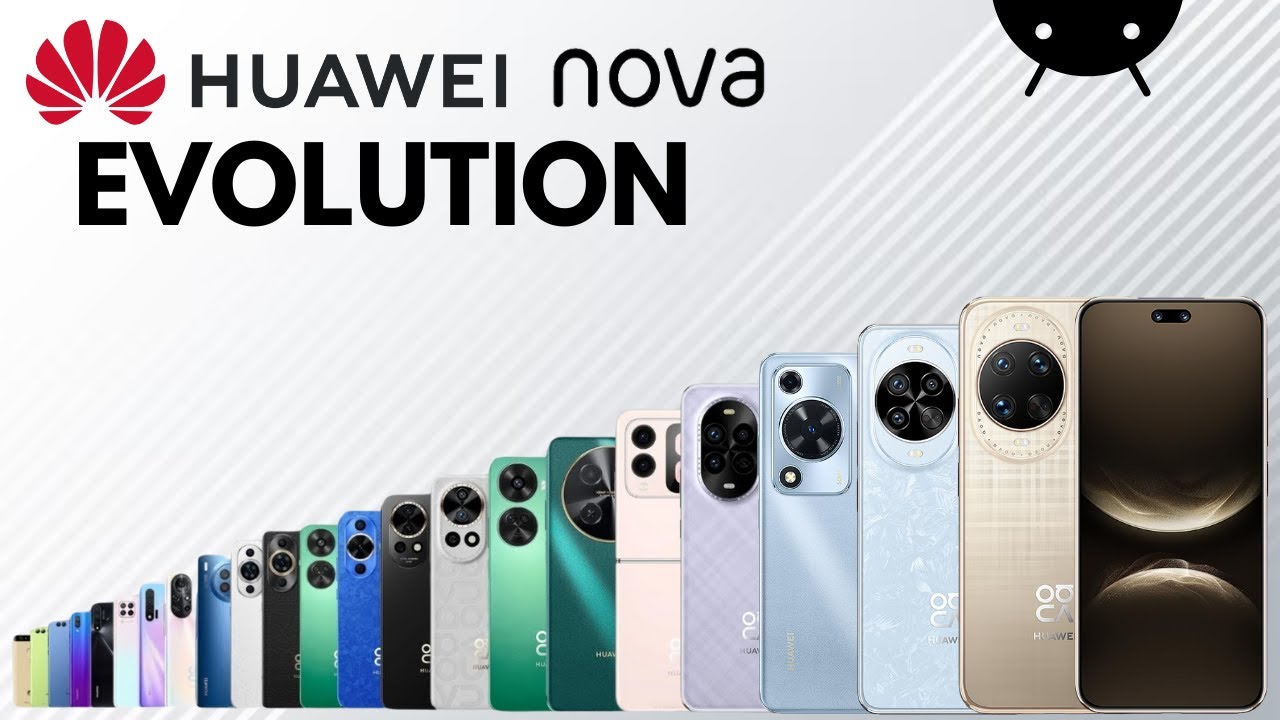 Evolution of Huawei nova series
