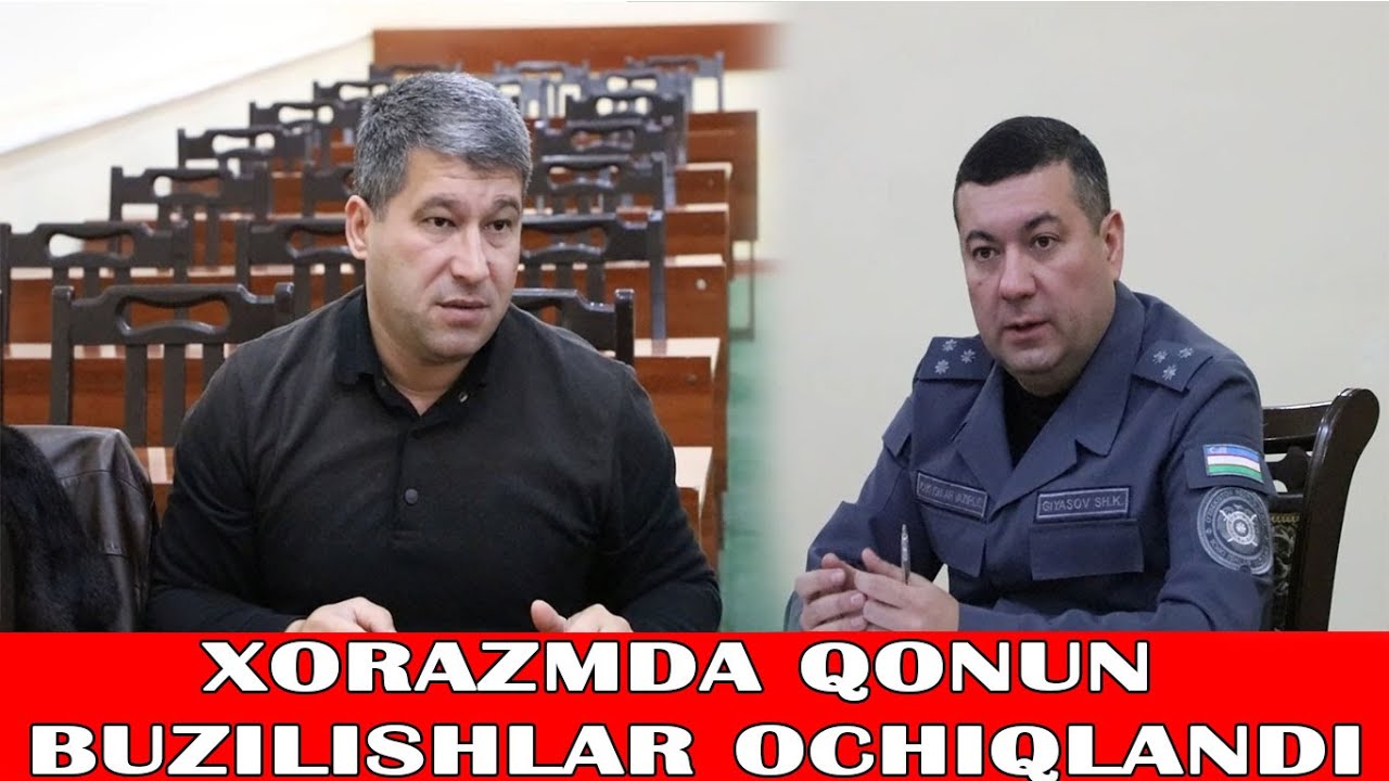 Ички ишлар вазирлигига барчаси маълум қилинди.