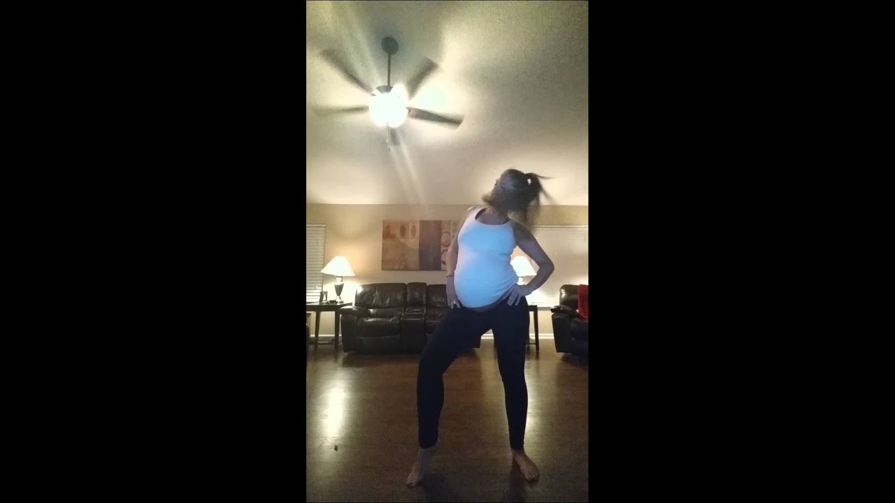 Dancing at 41 weeks pregnant to Beyonce - Baby Momma