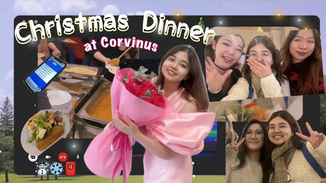 ❄️ CORVINUS VLOG | Christmas Dinner Party at 