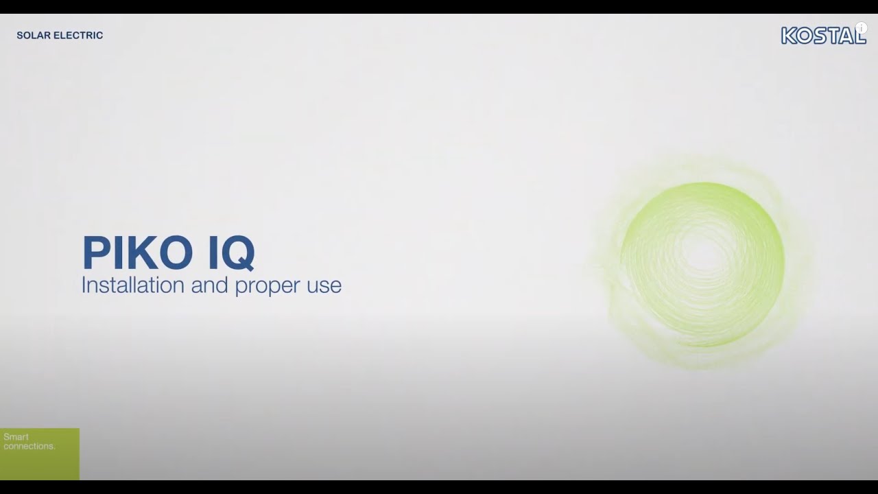 PIKO IQ: Installation and proper use