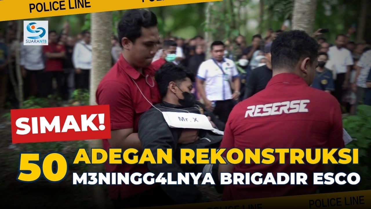 Polisi Rekonstruksi 50 Adegan di Rumah Brigadir Esco
