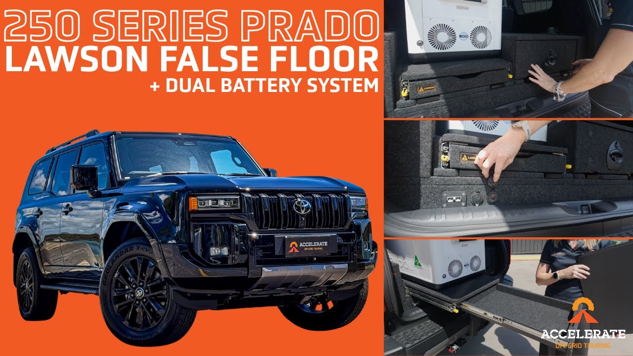 Фальшпол Lawsons теперь совместим с нашим комплектом для двух аккумуляторов Prado серии 250!